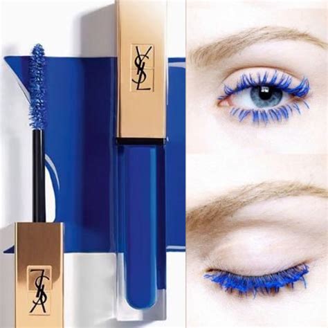 yves saint laurent vinyl couture mascara blue|ysl curler mascara.